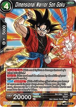 Dimensional Warrior Son Goku SD7-02 Starter Rare