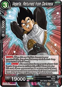 Vegeta, Returned from Darkness SD7-03 Starter Rare
