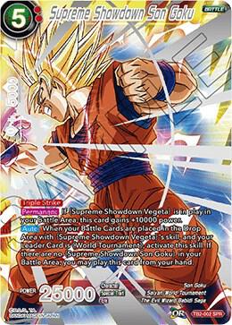 Supreme Showdown Son Goku (SPR) TB2-002 Special Rare
