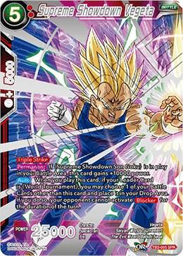 Supreme Showdown Vegeta (SPR) TB2-005 Special Rare