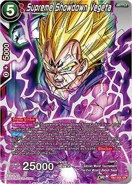 Supreme Showdown Vegeta TB2-005 Super Rare