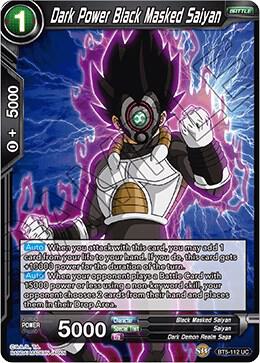 Dark Power Black Masked Saiyan BT5-112 Uncommon