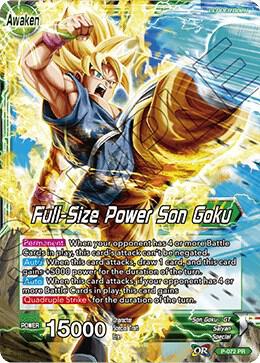Son Goku // Full-Size Power Son Goku P-072 Promo