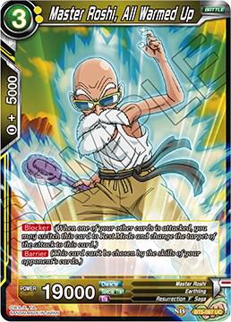 Master Roshi, All Warmed Up BT5-087 Uncommon