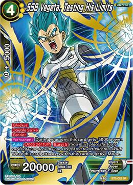SSB Vegeta, Testing His Limits BT5-083 Super Rare