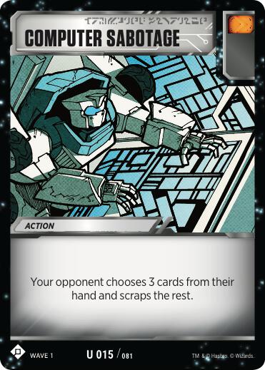 Transformers TCG: Wave 1 Singles 1/2