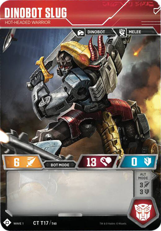 Dinobot Slug - Guerrero de Temperamento Fuerte 17 Común