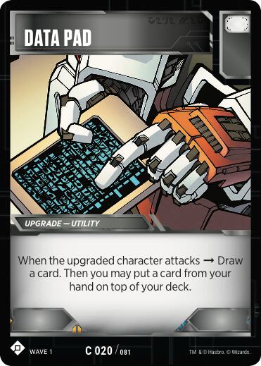 Transformers TCG: Wave 1 Singles 1/2