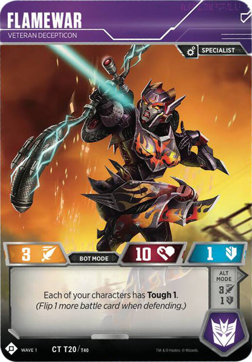 Transformers TCG: Wave 1 Singles 1/2