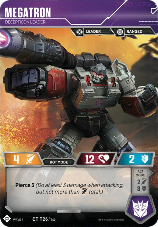Transformers TCG: Wave 1 Singles 1/2