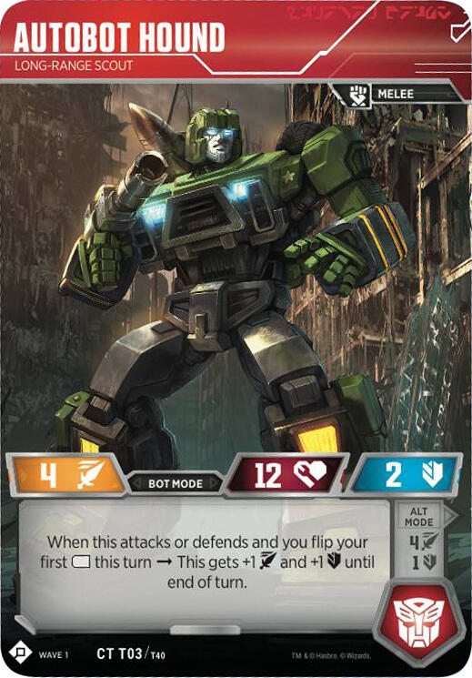 Transformers TCG: Wave 1 Singles 1/2