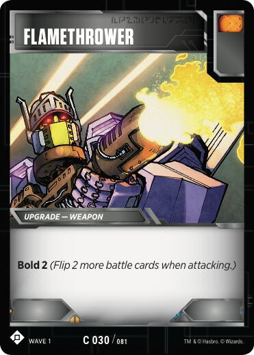 Transformers TCG: Wave 1 Singles 1/2