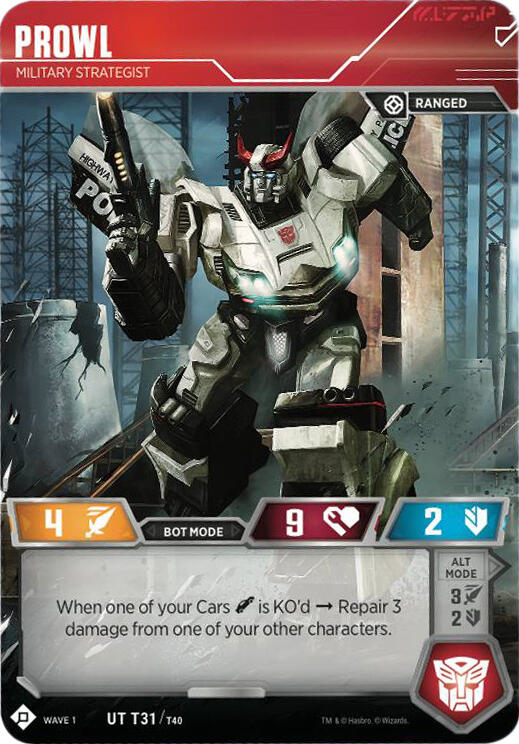 Prowl - Estratega Militar 31 Infrecuente