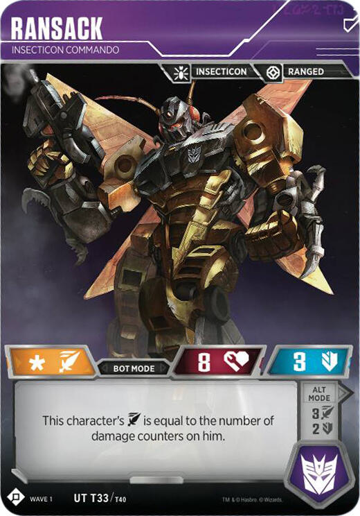 Transformers TCG: Wave 1 Singles 1/2