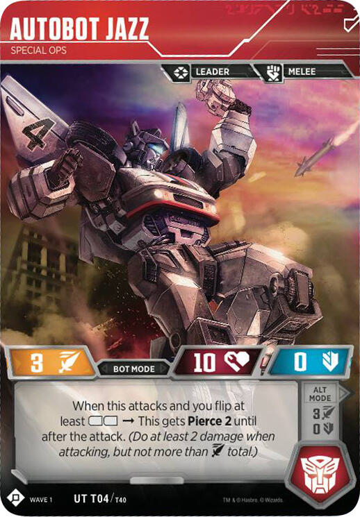 Transformers TCG: Wave 1 Singles 1/2