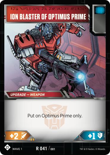 Transformers TCG: Wave 1 Singles 1/2