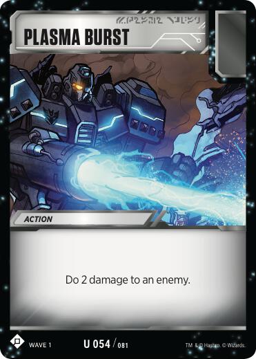 Transformers TCG: Wave 1 Singles 2/2