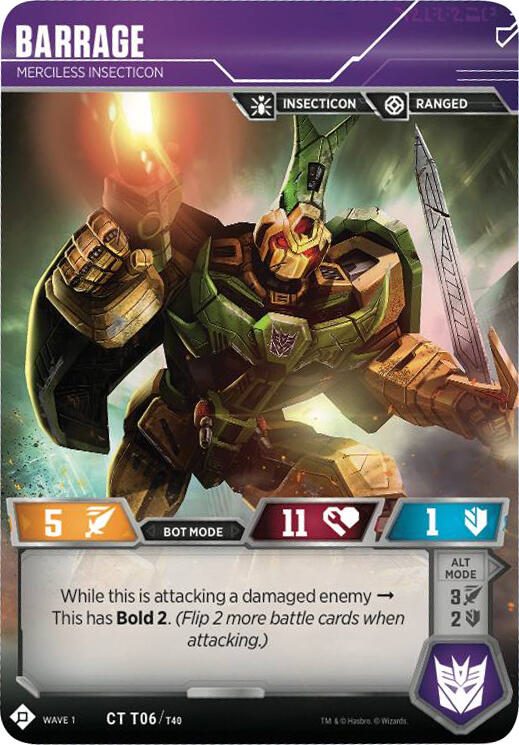 Barrage - Insecticon Despiadado 6 Común