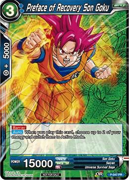 Preface of Recovery Son Goku (Event Pack 2 - 2018) P-047_PR Promo