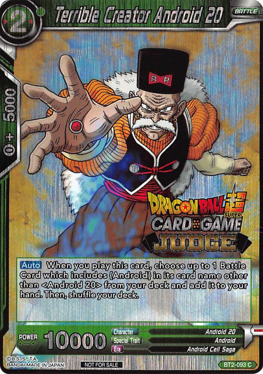 Terrible Creator Android 20 BT2-093 Promo