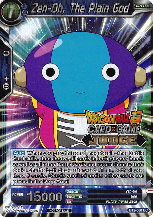 Zen-Oh, The Plain God BT2-060 Promo