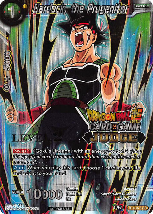 Bardock, the Progenitor (Level 2) BT4-073 Promo