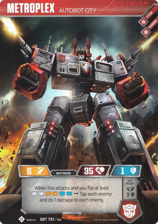 Metroplex - Ciudad Autobot (Ola T01 Super Rara