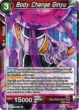 Body Change Ginyu TB3-006 Rare