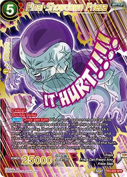 Final Showdown Frieza (SPR) TB3-002_SPR Special Rare