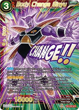 Body Change Ginyu (SPR) TB3-006_SPR Special Rare