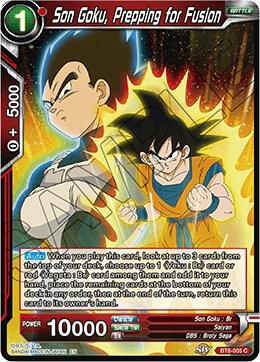 Son Goku, Prepping for Fusion BT6-005 Common