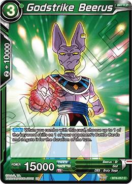 Godstrike Beerus BT6-057 Common