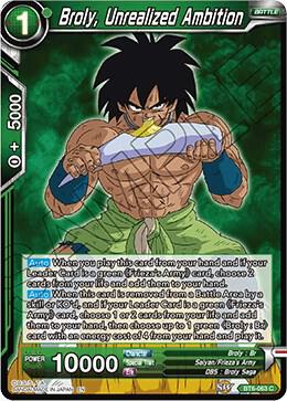 Broly, Unrealized Ambition BT6-063 Common