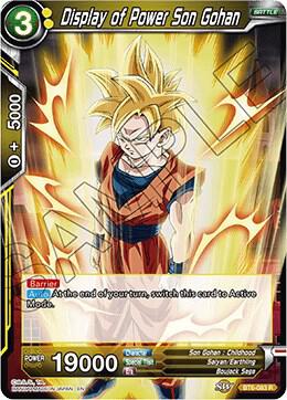 Display of Power Son Gohan BT6-083 Rare