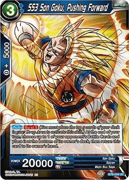 SS3 Son Goku, Pushing Forward BT6-029 Uncommon