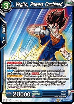 Vegito, Powers Combined BT6-036 Common