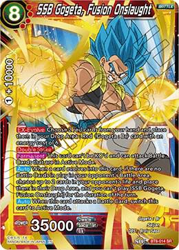 SSB Gogeta, Fusion Onslaught BT6-014 Super Rare