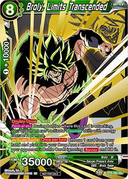 Broly, Limits Transcended (Event Pack 3 - 2019) BT6-060_PR Promo