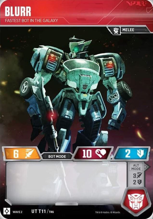 Blurr - El bot más rápido de la Galaxia 11 Poco Común