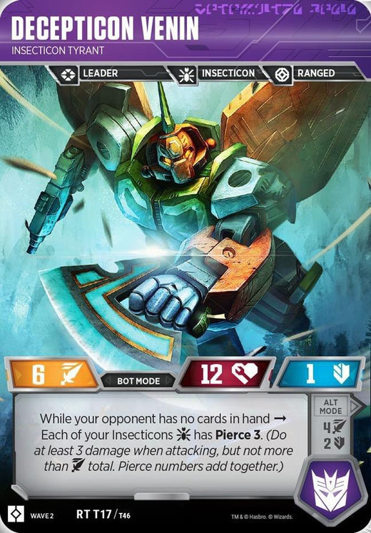 Decepticon Venin - Insecticon 17 Rara