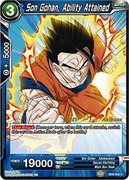 Son Gohan, Ability Attained BT6-032_PR Common