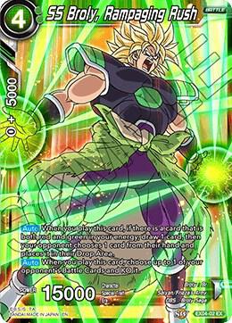 SS Broly, Rampaging Rush EX04-02 Expansion Rare