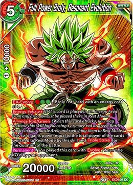 Full Power Broly, Resonant Evolution EX04-04 Expansion Rare