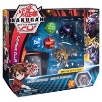 Bakugan Battle Pack 5-Pack - Darkus Hydorous and Aurelus Garganoid