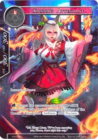 Kanna's Attendant (Full Art) | Awakening of the Ancients | Common | Foil | #AOA-028