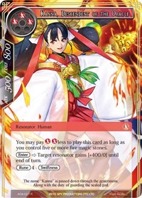 Kanna, Descendent of the Oracle | Awakening of the Ancients | Rare | Normal | #AOA-027