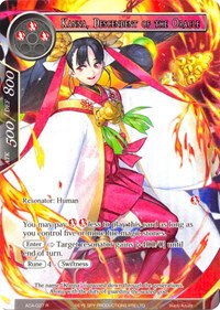 Kanna, Descendent of the Oracle (Full Art) | Awakening of the Ancients | Rare | Foil | #AOA-027