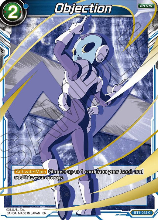Objection (Alternate Art) BT1-052 Common