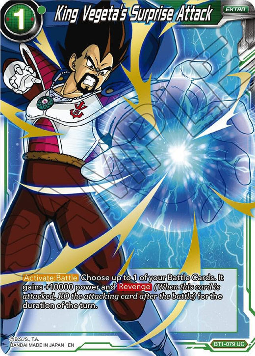 King Vegeta's Surprise Attack (Alternate Art) BT1-079 Uncommon