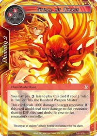 Spiral of Chaos | Awakening of the Ancients | Rare | Normal | #AOA-036